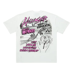 Hellstar Studios Records Graphic Cotton T-Shirt