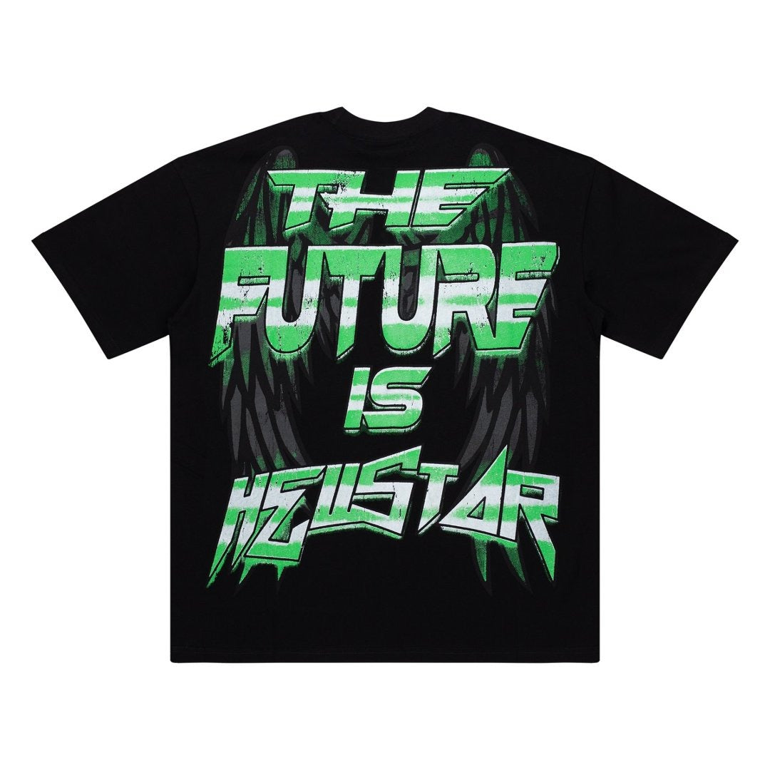 Hellstar Studios Globe Graphic Oversized T-Shirt - Black