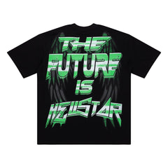 Hellstar Studios Globe Graphic Oversized T-Shirt - Black