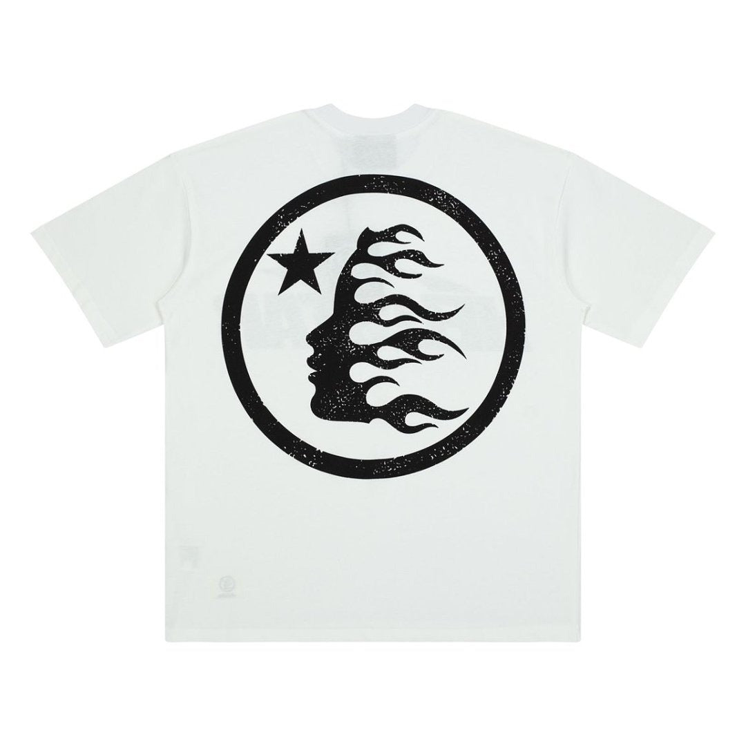 Hellstar Studios Large Logo Graphic Oversized Cotton T-Shirt - White