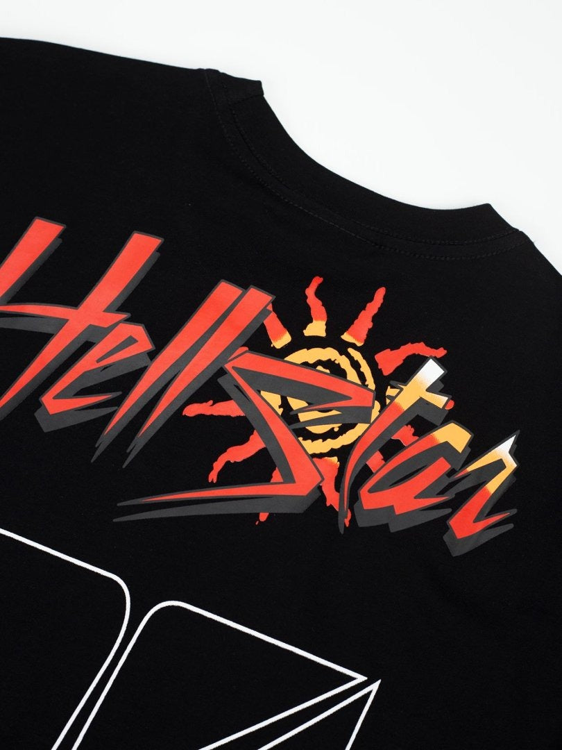 Hellstar Studios RECORDS Graphic Oversized Cotton T-Shirt