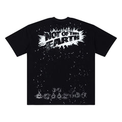 Hellstar Records Graphic Cotton T-Shirt - Black
