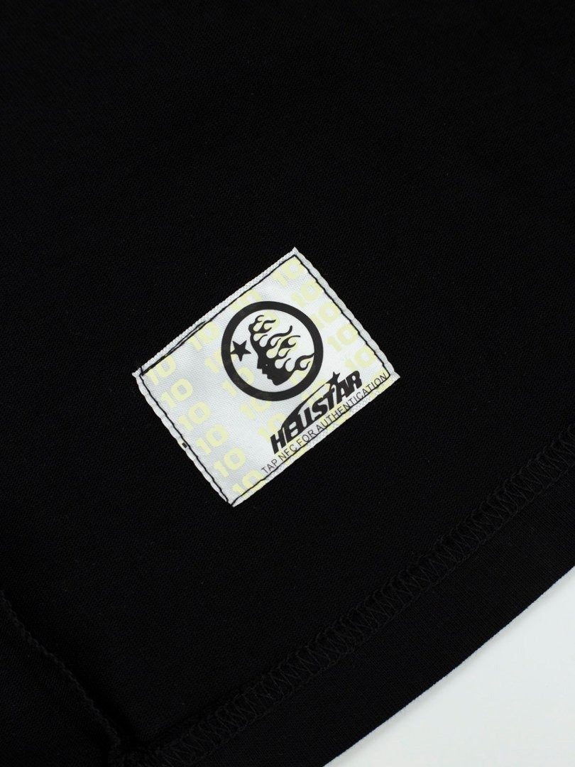 Hellstar Studios Globe Graphic Oversized T-Shirt - Black
