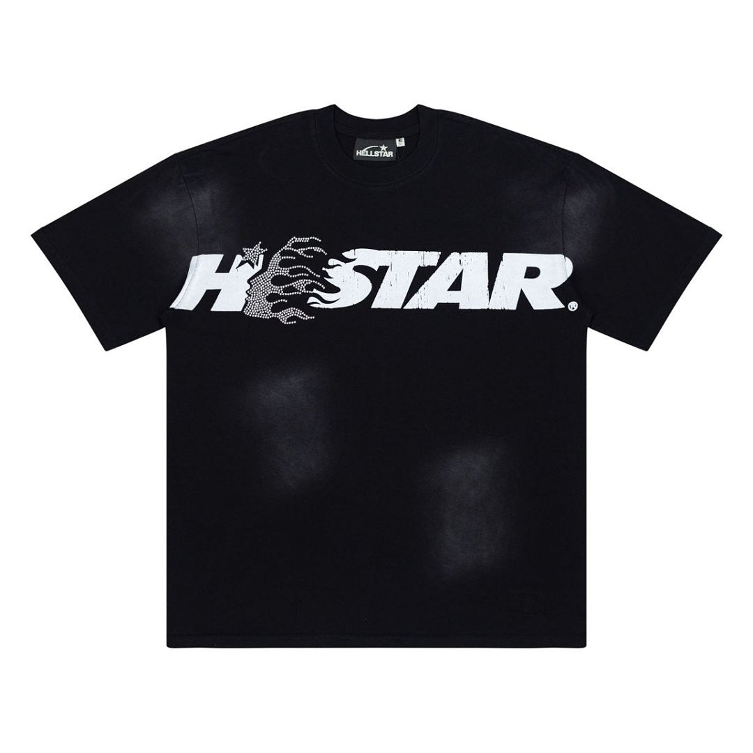 Hellstar Studios "Family" Rhinestone Graphic Oversized T-Shirt
