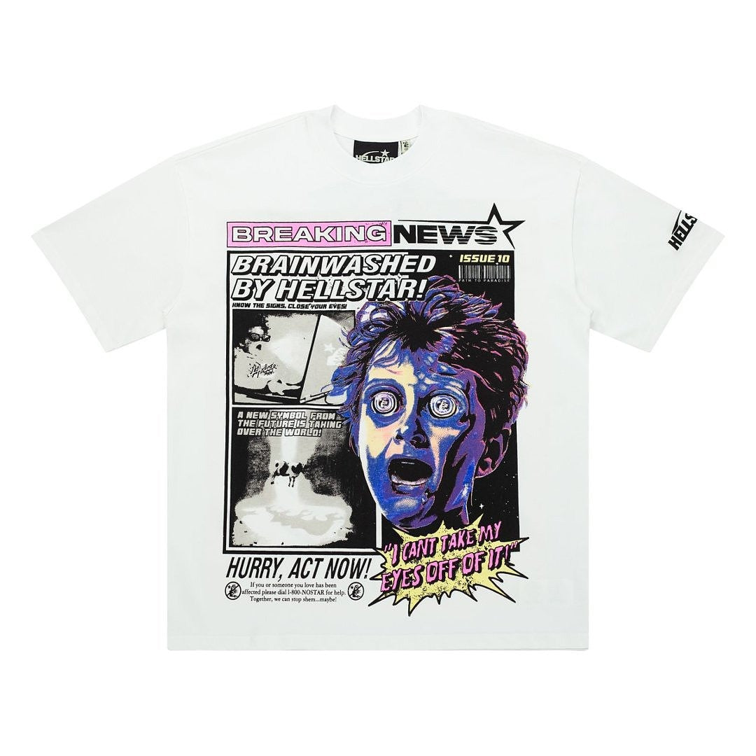 Hellstar Vintage Letter Graphic Oversized T-Shirt