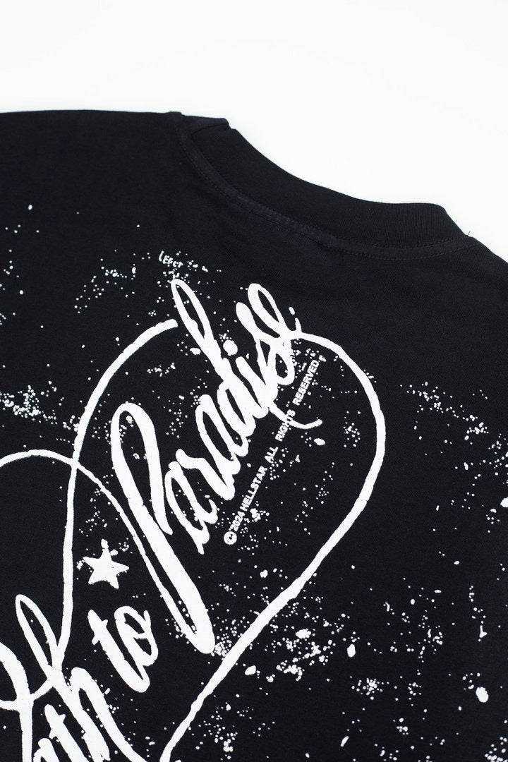 Hellstar Studios Sounds Graphic Oversized Cotton T-Shirt - Black