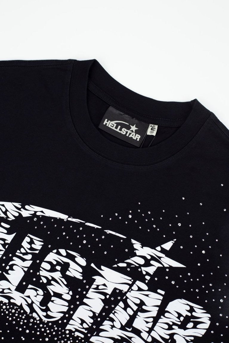 Hellstar Records Camo Graphic Cotton T-Shirt