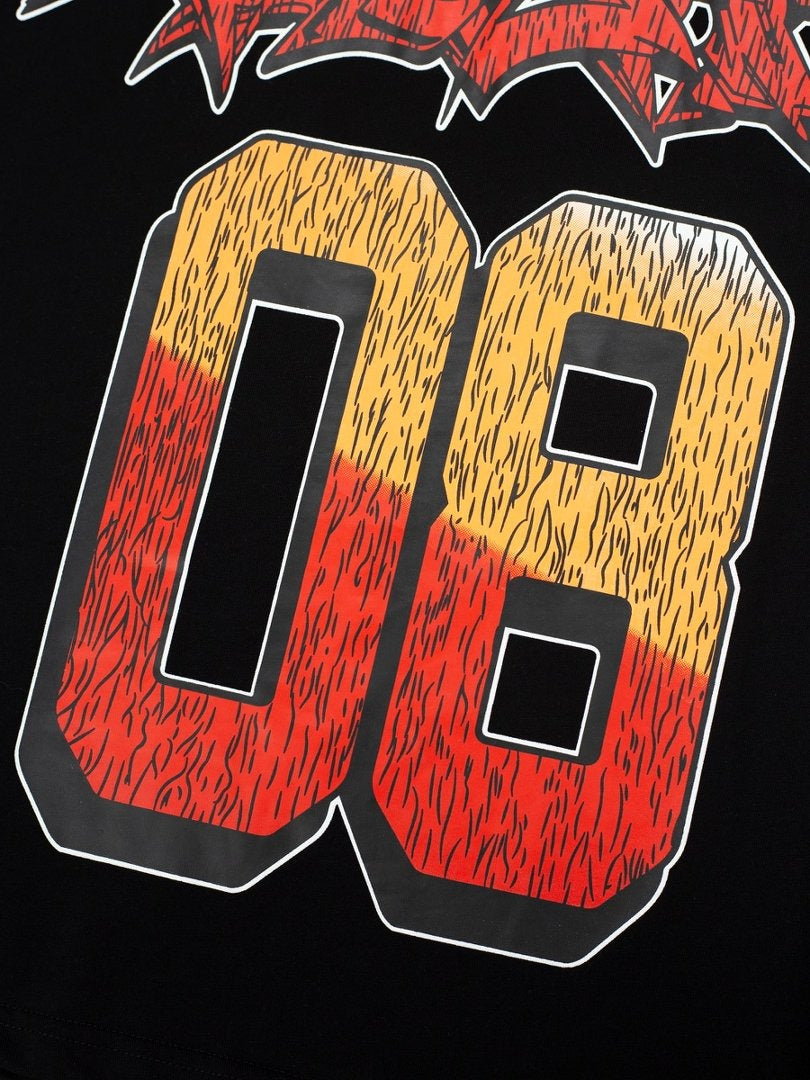 Hellstar Studios RECORDS Graphic Oversized Cotton T-Shirt