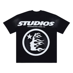 Hellstar Studios "Family" Rhinestone Graphic Oversized T-Shirt