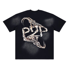 Hellstar Glory Thorns Doll Graphic Oversized T-Shirt - Black