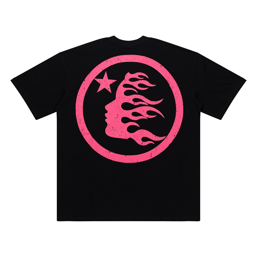 Hellstar Studios Globe Graphic Oversized T-Shirt - Black