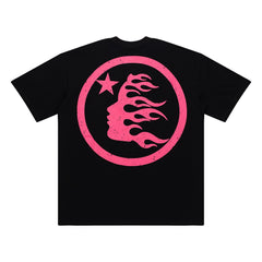 Hellstar Studios Globe Graphic Oversized T-Shirt - Black