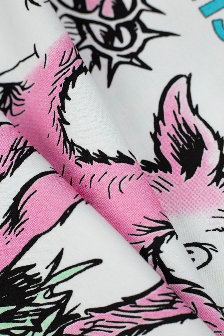 Hellstar Studios  Lamb Graphic Oversized Cotton T-Shirt
