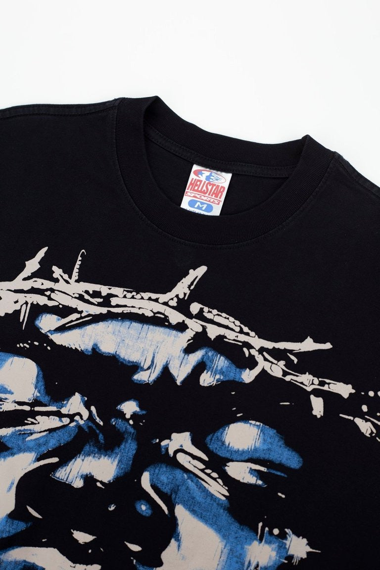 Hellstar Luke 1941  Vintage T-Shirt - Washed Black