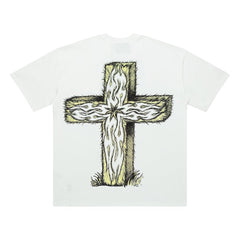 Hellstar Studios  Lamb Graphic Oversized Cotton T-Shirt