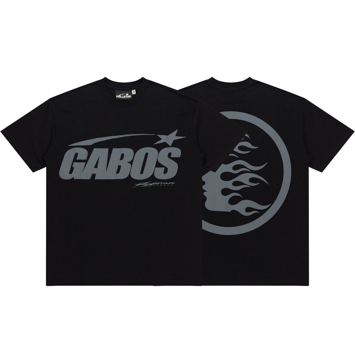 Hellstar Graphic Oversized T-Shirt - Washed Black