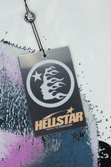 Hellstar Cyber Portrait Graphic Oversized T-Shirt