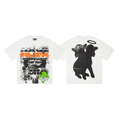 Hellstar High-Definition Graphic T-Shirt (White)