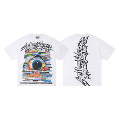 Hellstar Direct-to-Garment Graphic T-Shirt (White)