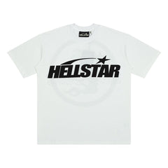 Hellstar Studios Large Logo Graphic Oversized Cotton T-Shirt - White