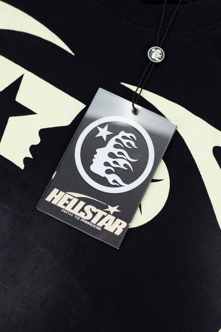 Hellstar Star Flame Face Graphic Oversized T-Shirt