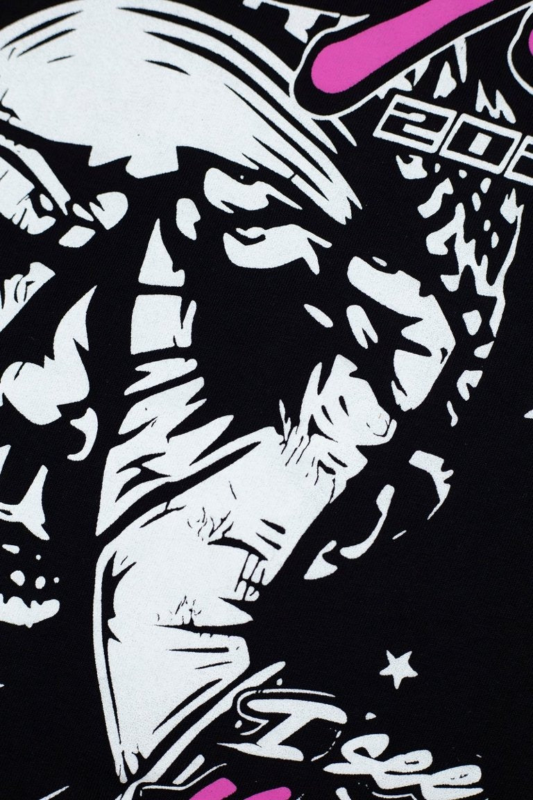 Hellstar Studios "FOR THE SUN" Graphic Oversized T-Shirt - Black