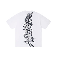 Hellstar Direct-to-Garment Graphic T-Shirt (White)