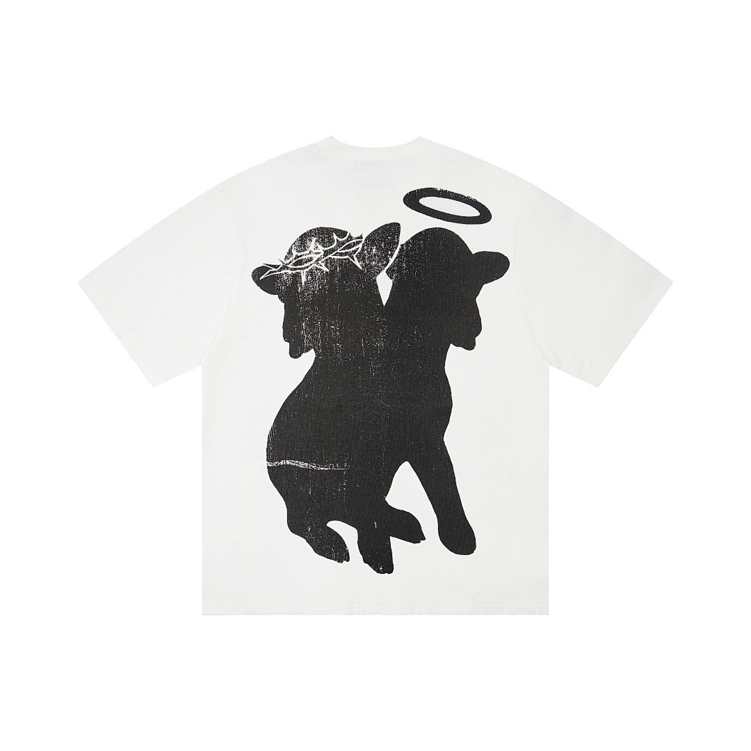 Hellstar High-Definition Graphic T-Shirt (White)