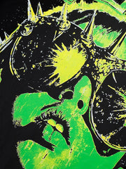 Hellstar Studios Globe Graphic Oversized T-Shirt - Black