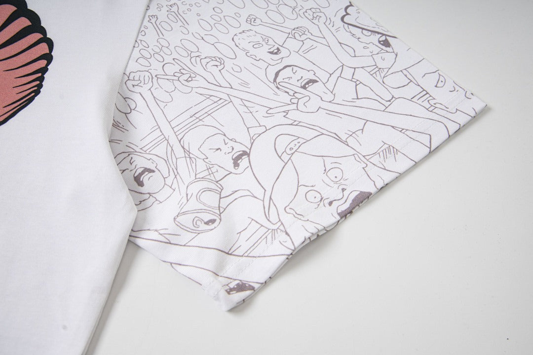 Hellstar Direct-to-Garment Graphic T-Shirt (White)