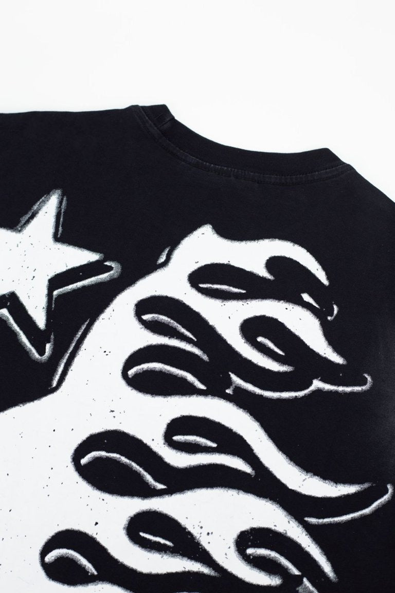 Hellstar Vintage Washed Eye Print T-shirt