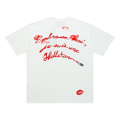 Hellstar Studios Abstract Silent Scream Graphic Cotton T-Shirt