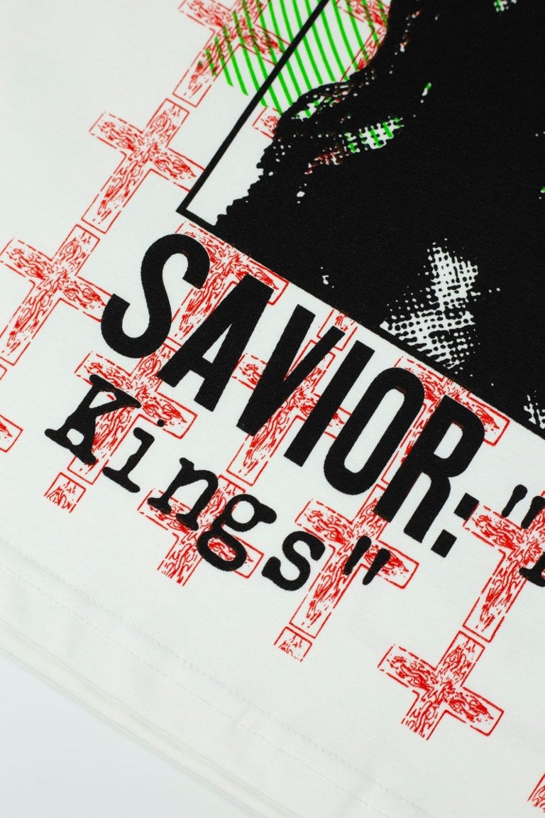 Hellstar Jesus Portrait Graphic Oversized T-Shirt