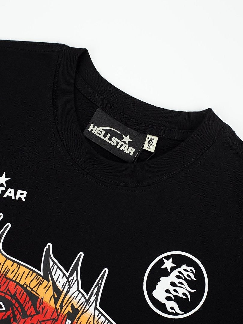 Hellstar Studios RECORDS Graphic Oversized Cotton T-Shirt