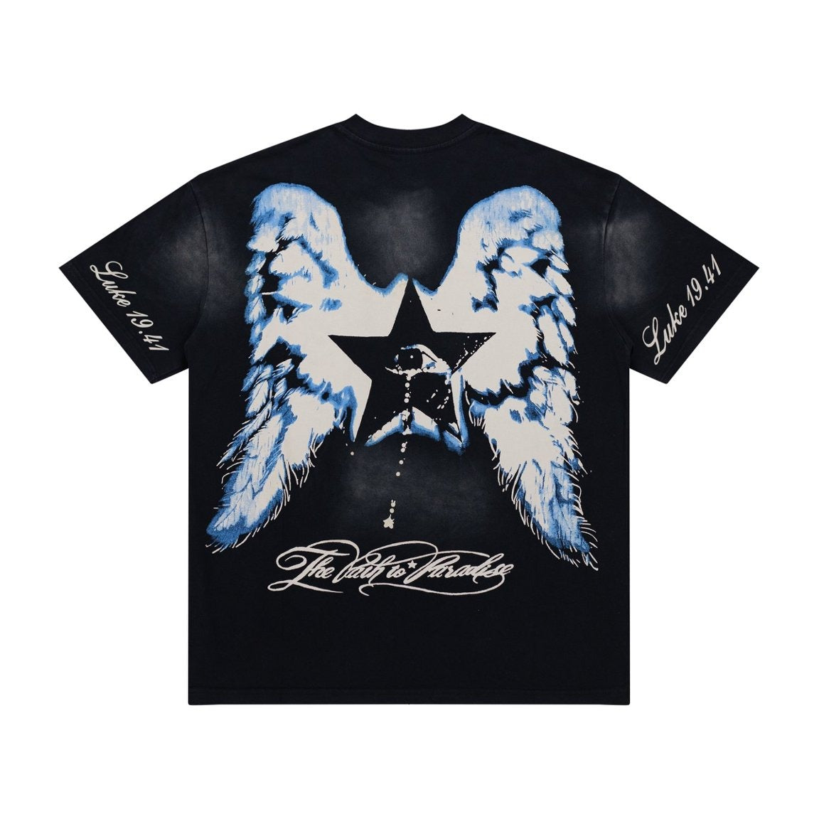 Hellstar Luke 1941  Vintage T-Shirt - Washed Black