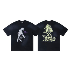 Hellstar HD Graphic Wash-Treated Short Sleeve T-Shirt
