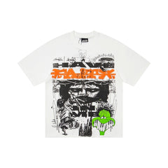 Hellstar High-Definition Graphic T-Shirt (White)