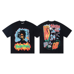 Hellstar Vintage Washed Face Graphic T-Shirt