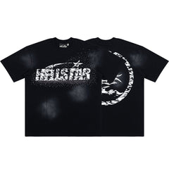 Hellstar Records Camo Graphic Cotton T-Shirt
