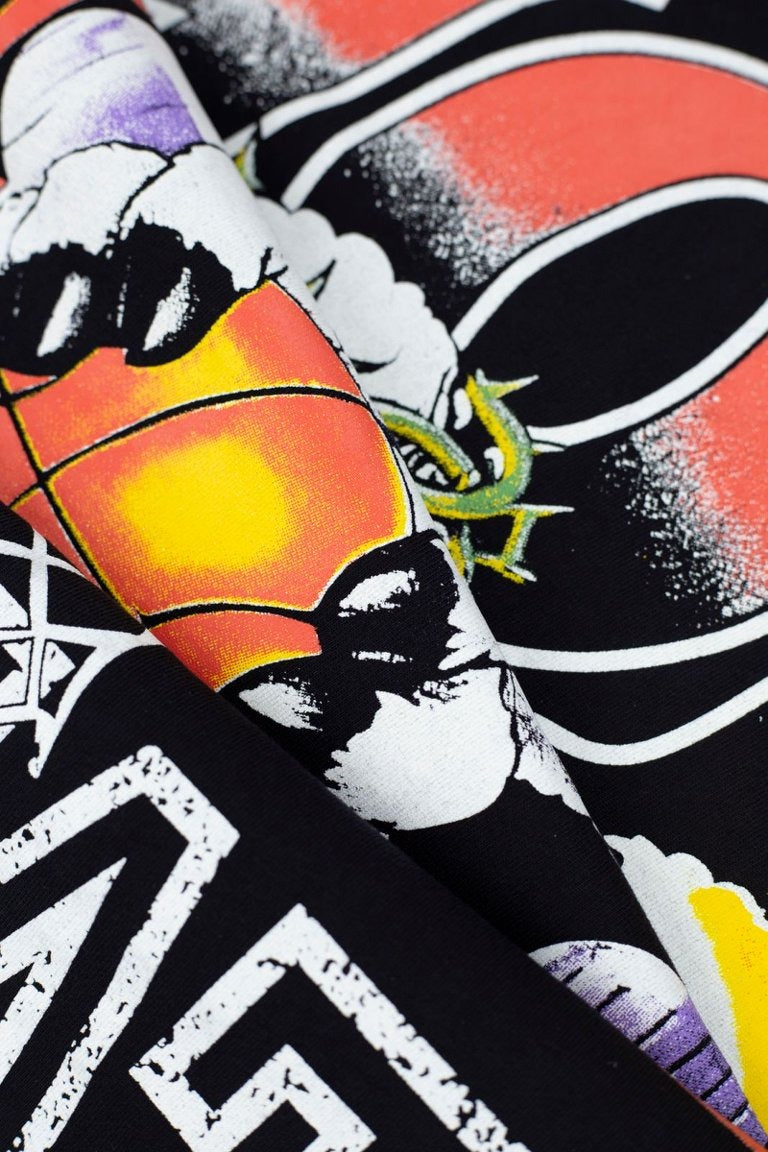 Hellstar basketball rams printed distressed unlined tank top