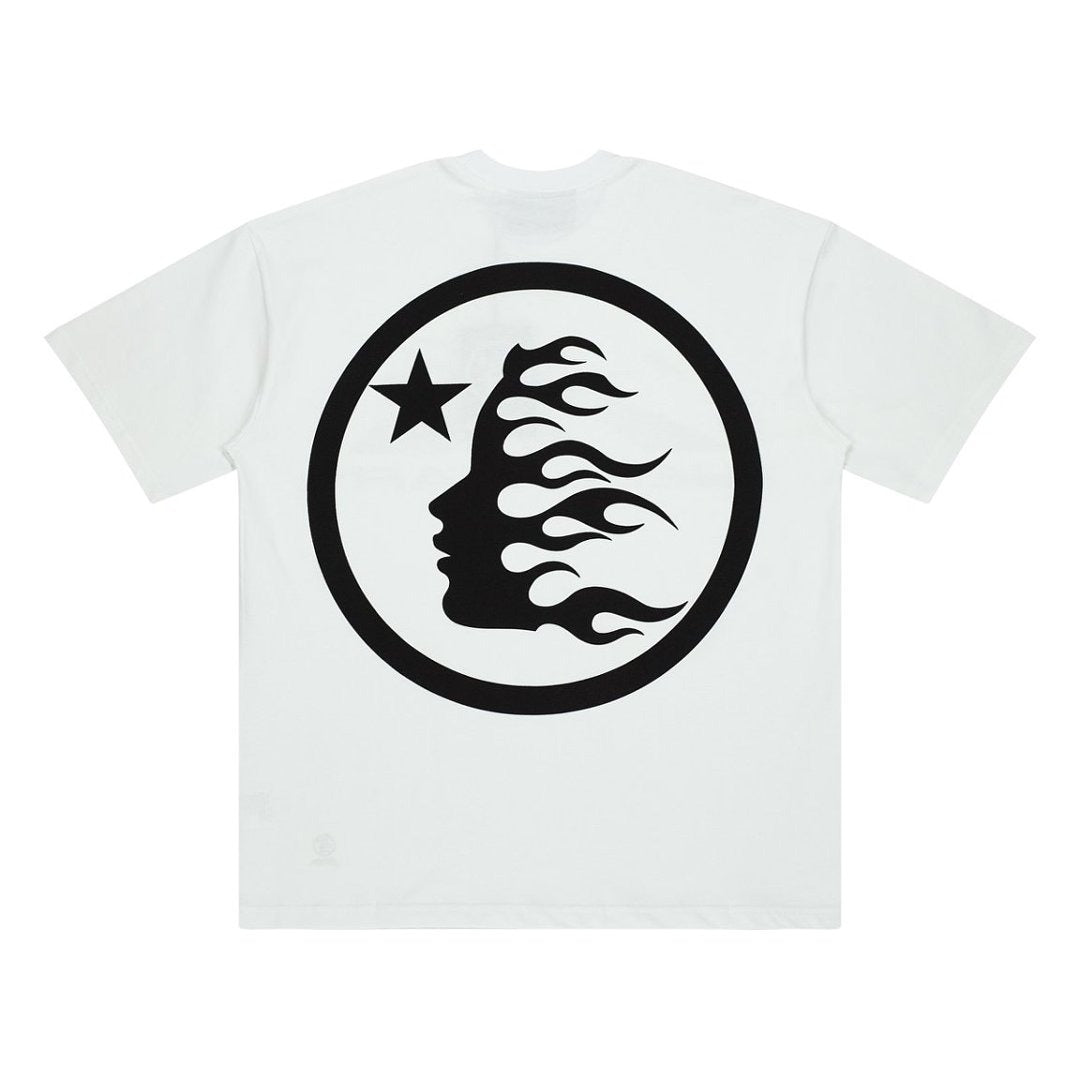 Hellstar Sports Rhinestone Logo Oversized T-Shirt - White