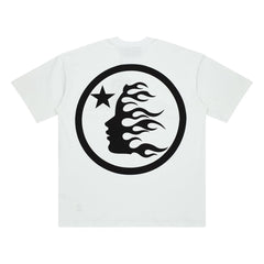 Hellstar Sports Rhinestone Logo Oversized T-Shirt - White