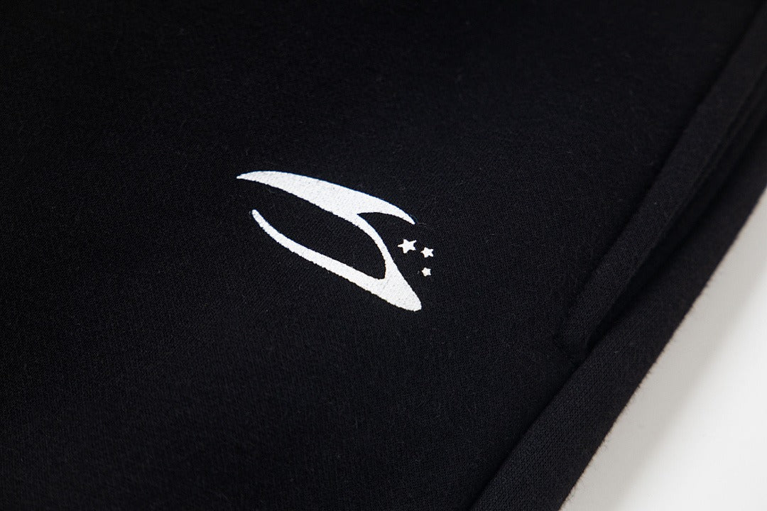 Hellstar High-Quality Vintage Washed Fleece Sweatpants (Black)