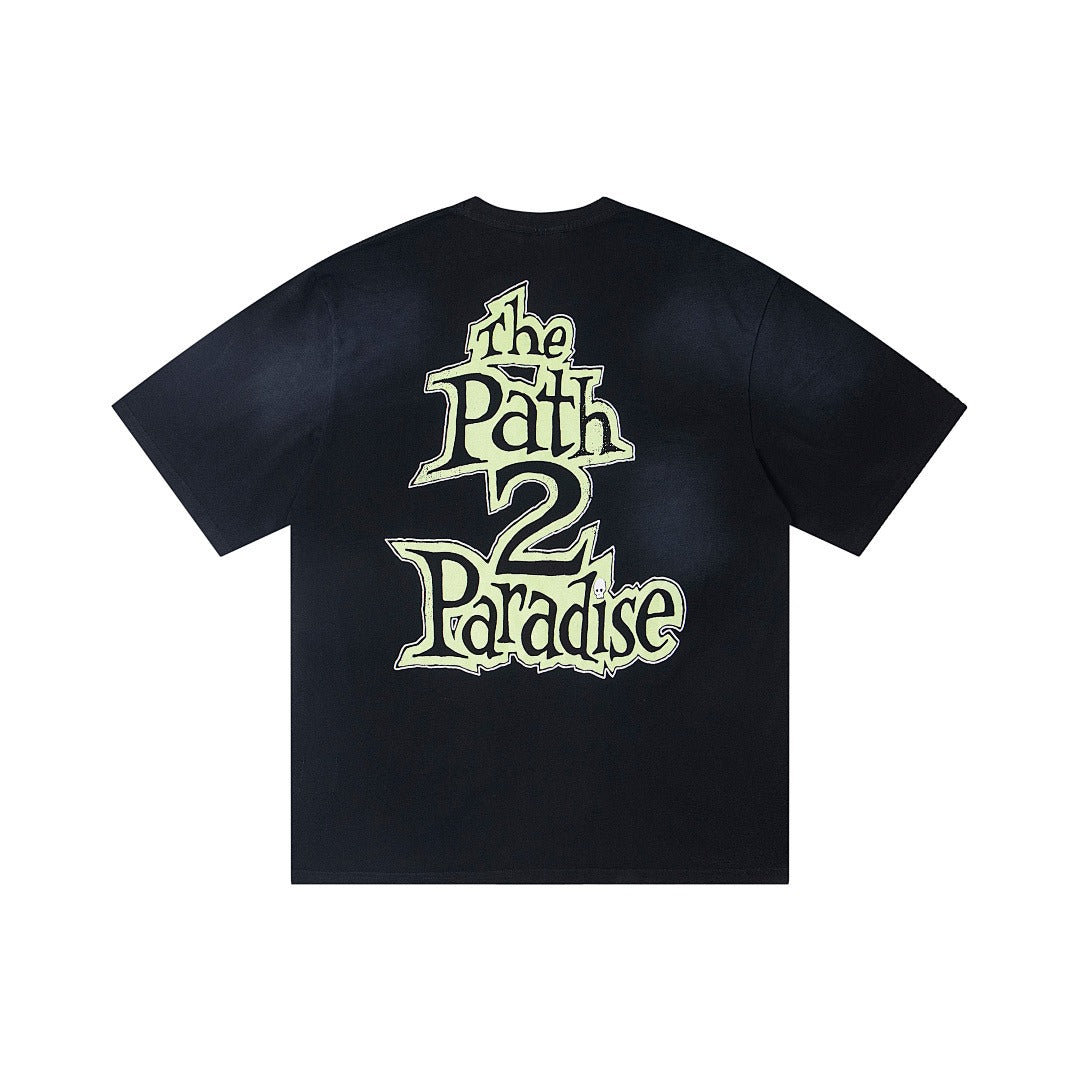 Hellstar HD Graphic Wash-Treated Short Sleeve T-Shirt