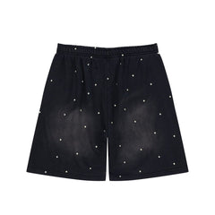 Hellstar Vintage Wash Star Graphic Sweatshorts