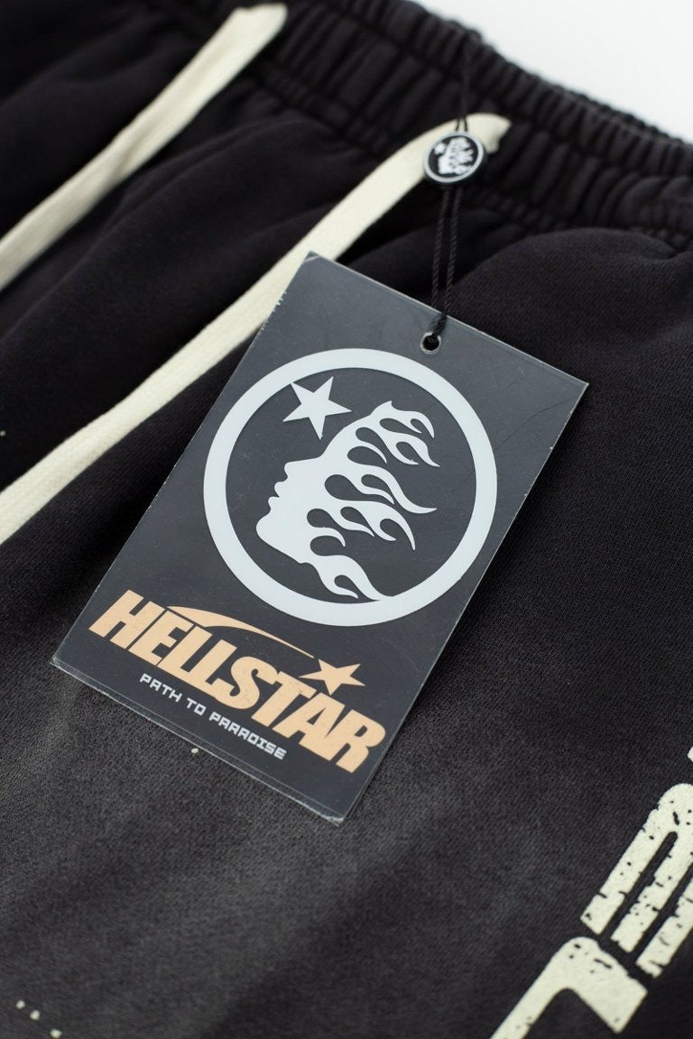 Hellstar Paint Splatter Gradient Drawstring Shorts
