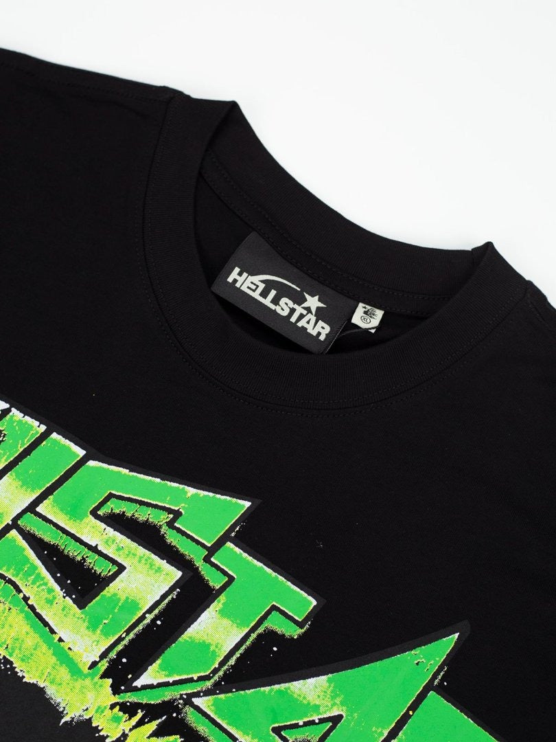 Hellstar Studios Globe Graphic Oversized T-Shirt - Black