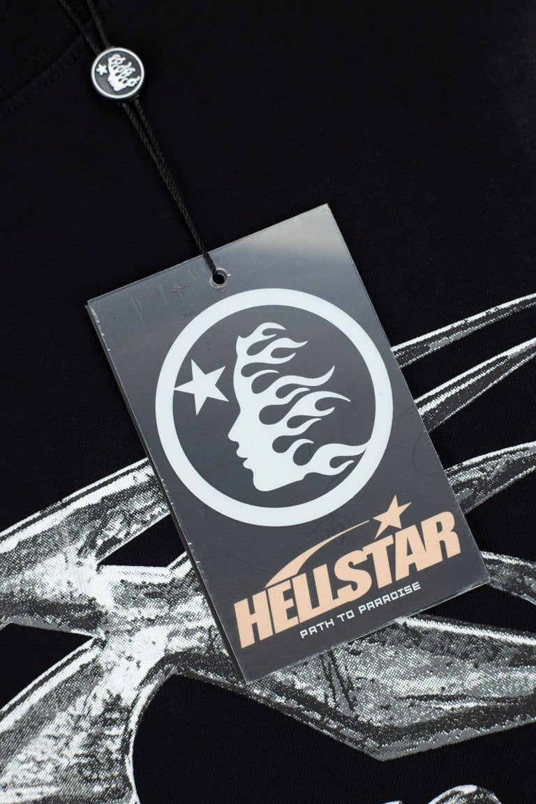 Hellstar Sports Graphic Logo Oversized Cotton T-Shirt