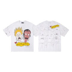 Hellstar Direct-to-Garment Graphic T-Shirt (White)