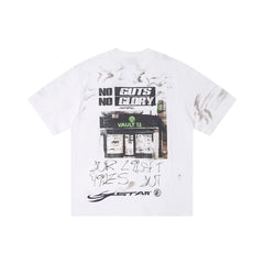Hellstar Bearded Graphic Direct-to-Garment T-Shirt (White)